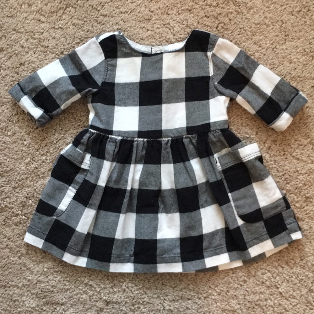 Carter's buffalo check dress